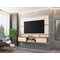 Manhattan Comfort Vernon 62.99 Floating Entertainment Center, Off White and Cinnamon 236BMC12 - alternate 4